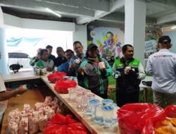 JW Movement for Prabowo-Gibran Bagikan Paket Makan Siang dan Susu Gratis Dipresiasi Warga